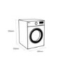 LG V7 TurboWash 9kg 1400rpm Freestanding Washing Machine - Graphite