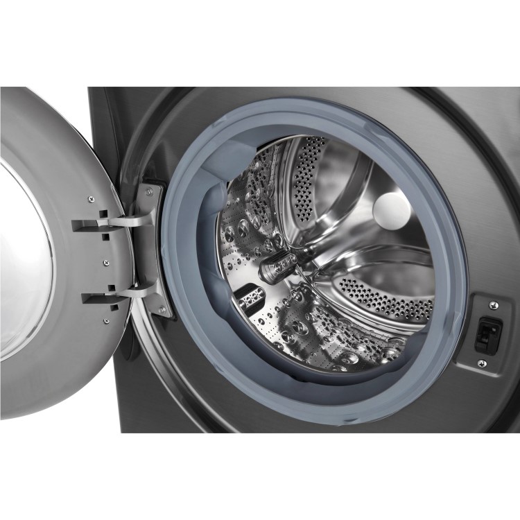 LG F4V709STS 9kg 1400rpm AI DD Freestanding Washing Machine With TurboWash 360 & Steam - Graphite