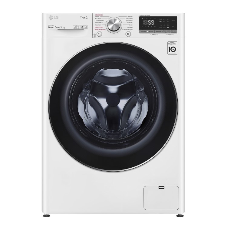 Refurbished LG V7 F4V709WTSE Freestanding 9KG 1400 Spin Washing Machine