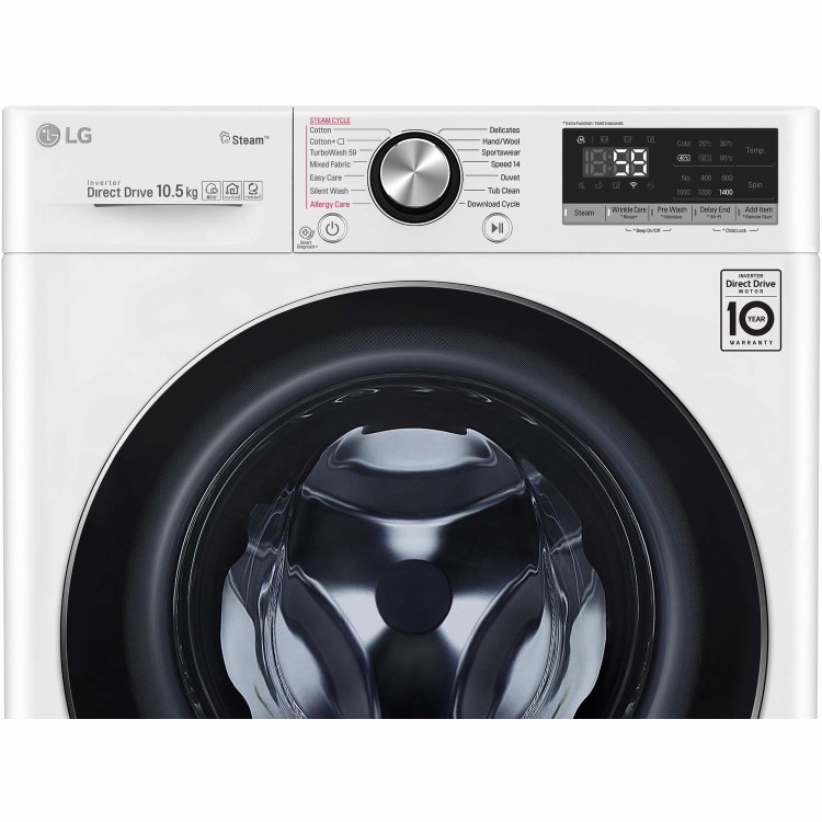 GRADE A2 - LG F4V710WTS 10.5kg 1400rpm AI DD Freestanding Washing Machine With TurboWash 360 & Steam - White
