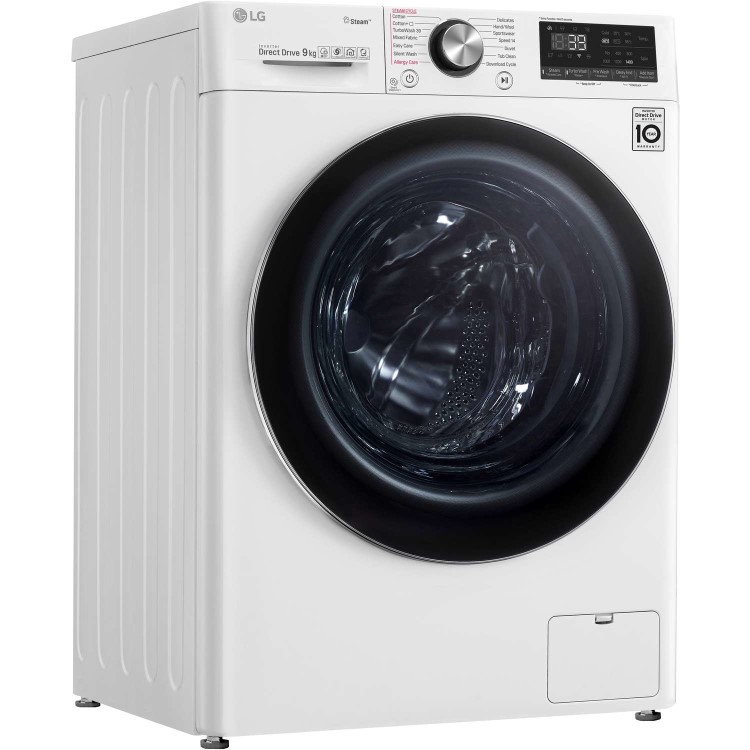 LG F4V909WTS 9kg 1400rpm AI DD Freestanding Washing Machine With TurboWash 360 & Steam - White