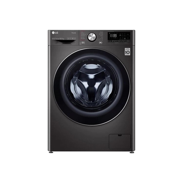 LG F4V910BTSE 10.5kg 1360rpm Freestanding Washing Machine - Black