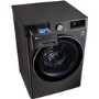 LG F4V910BTS 10.5kg 1400rpm AI DD Freestanding Washing Machine With TurboWash 360 & Steam - Black Steel