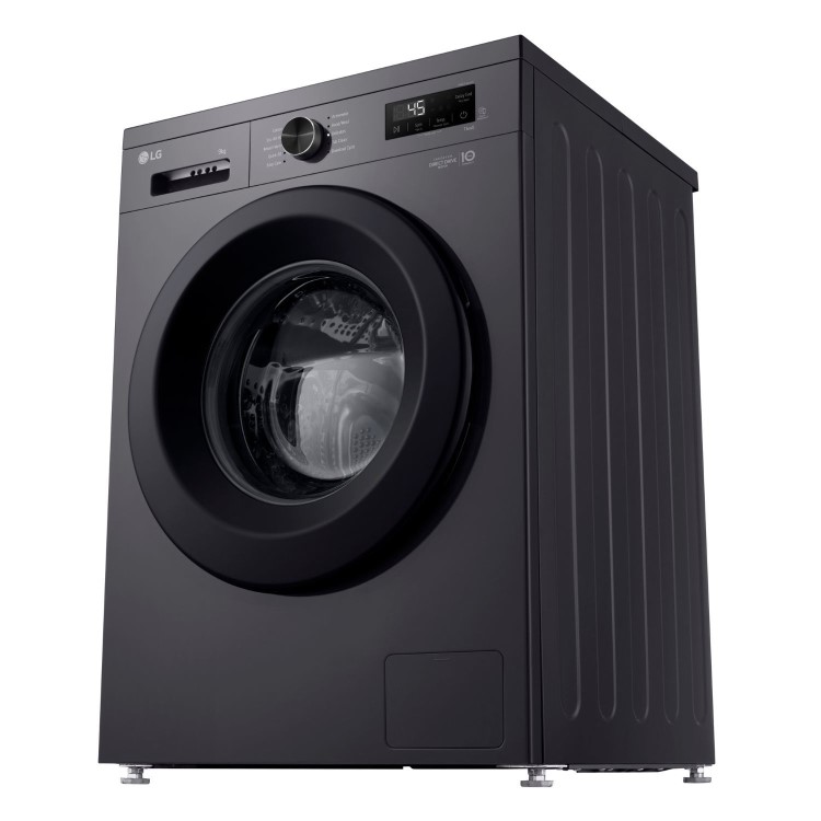 LG X10 Series 9kg 1400rpm Washing Machine - Black