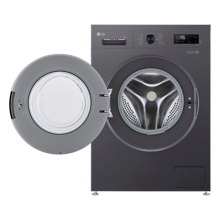 LG X10 Series 9kg 1400rpm Washing Machine - Black