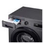 LG X10 Series 9kg 1400rpm Washing Machine - Black