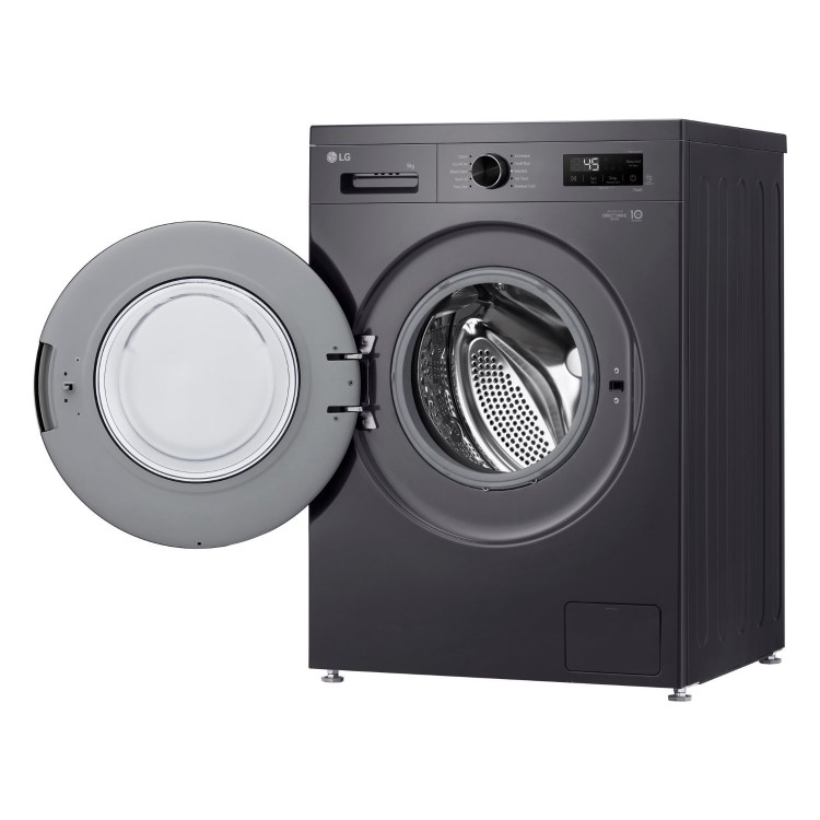 LG X10 Series 9kg 1400rpm Washing Machine - Black