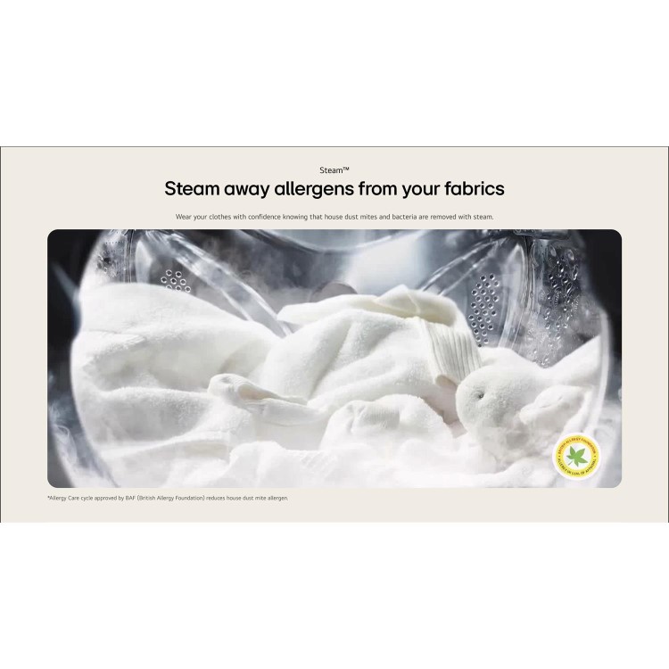 LG X10 Series 1400rpm Washing Machine - White