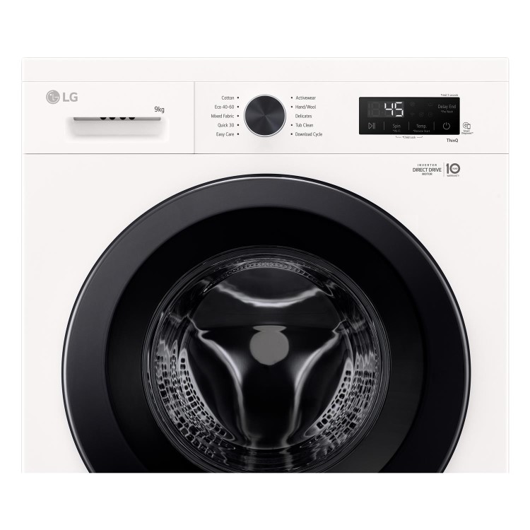 LG X10 Series 1400rpm Washing Machine - White