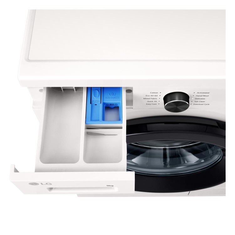 LG X10 Series 1400rpm Washing Machine - White