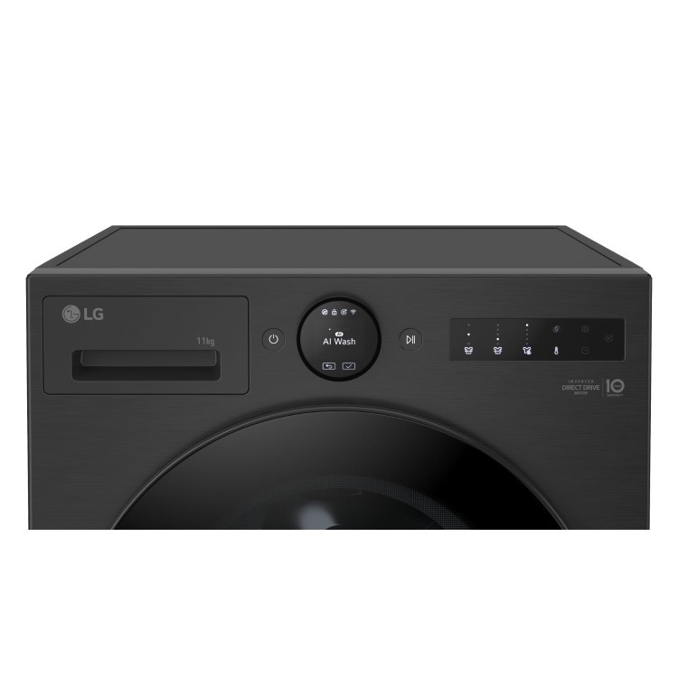 LG VX70 Series 11kg 1400rpm Washing Machine - Black