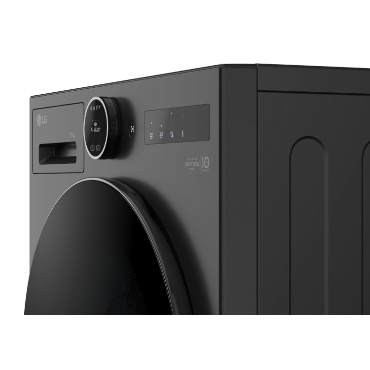 LG VX70 Series 11kg 1400rpm Washing Machine - Black