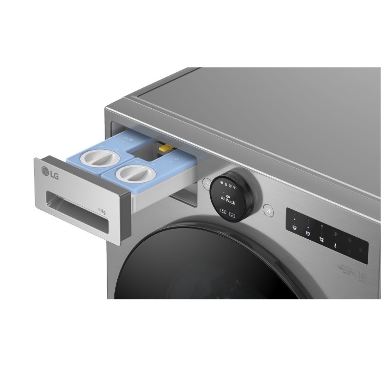 LG VX75 Series 11kg 1400rpm Washing Machine - Silver