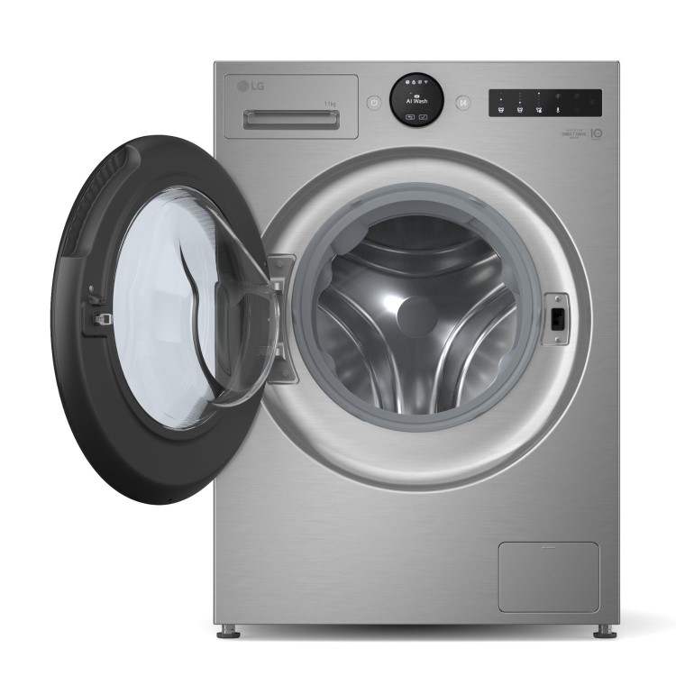 LG VX75 Series 11kg 1400rpm Washing Machine - Silver
