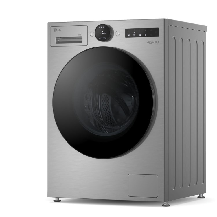 LG VX75 Series 11kg 1400rpm Washing Machine - Silver