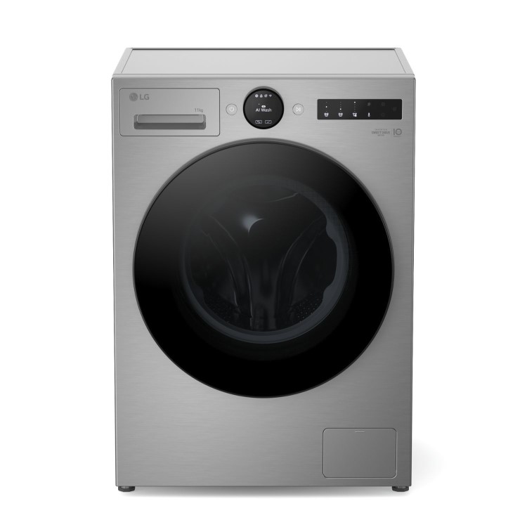 LG VX75 Series 11kg 1400rpm Washing Machine - Silver