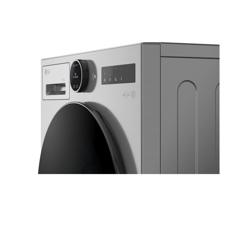 LG VX75 Series 11kg 1400rpm Washing Machine - Silver