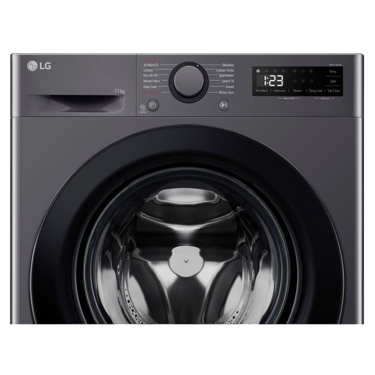 LG YG500 Series 13kg Washing Machine - Graphite