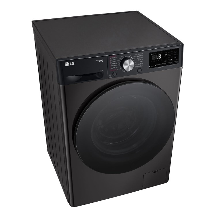 Refurbished LG TurboWash F4Y711BBTN1 Freestanding 11KG 1400 Spin Washing Machine Black