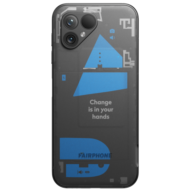 Fairphone 5 256GB 5G SIM Free Smartphone - Transparent