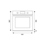 Bertazzoni Modern 9 Function Electric Single Oven - Stainless Steel