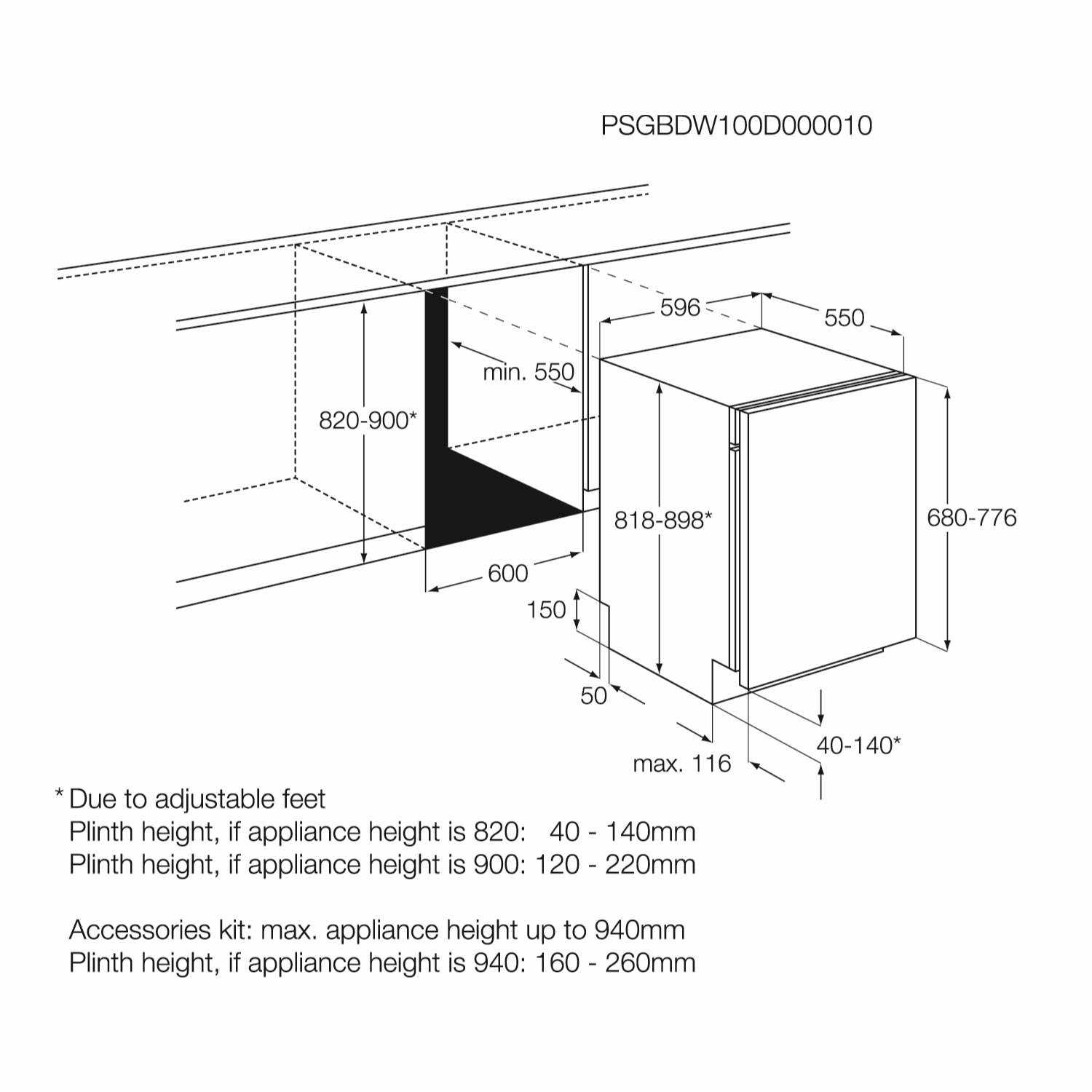Ariston Dishwasher Program 14 Place Settings White Shaker