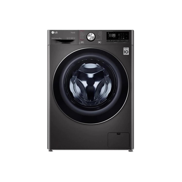 LG F6V1009BTSE 9kg 1560rpm Freestanding Washing Machine - Black