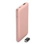 Belkin Pocket Power 5K + USB-C to Micro USB Adapter - Rose Gold
