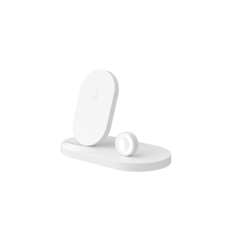 Belkin BOOST UP Wireless Charging Dock for iPhone + Apple Watch + USB port - White