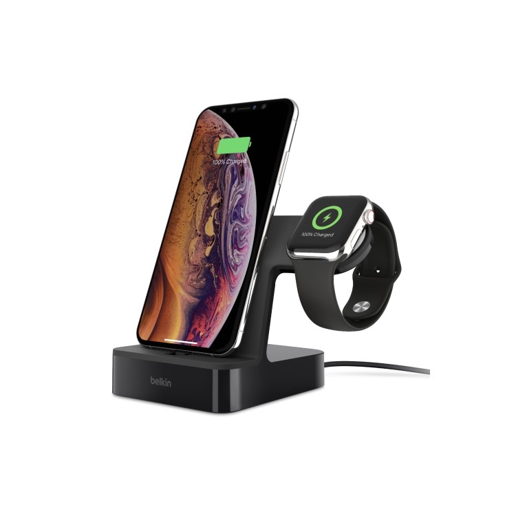 Belkin PowerHouse Charge Dock for Apple iPhone & Apple Watch - Black