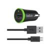 Belkin Universal Car Charger with Micro USB ChargeSync Cable - Black