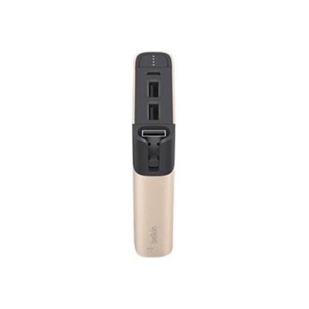 Belkin MIXIT Metallic Power RockStar 6600 6600mAh Power Bank - Gold