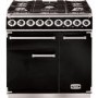 Falcon Deluxe 90cm Dual Fuel Range Cooker - Black