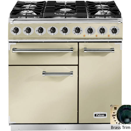 Falcon Deluxe 90cm Dual Fuel Range Cooker - Cream