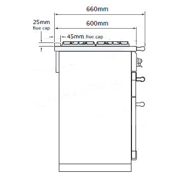 Falcon Deluxe 90cm Electric Range Cooker with Induction Hob - Black