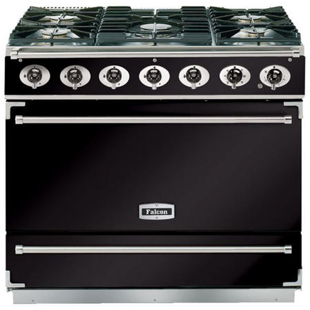 Falcon 90cm Dividable Single Oven Dual Fuel Range Cooker - Black