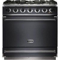 Falcon 90cm Dividable Single Oven Dual Fuel Range Cooker - Slate Grey