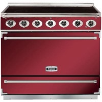 Falcon 90040 - 900S Dividable Single Oven 90cm Electric Range Cooker - Cranberry And Chrome