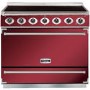 Falcon 90040 - 900S Dividable Single Oven 90cm Electric Range Cooker - Cranberry And Chrome