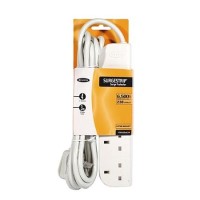 Belkin E-Series 4 Socket 3 Meter SurgeStrip Extension Cable