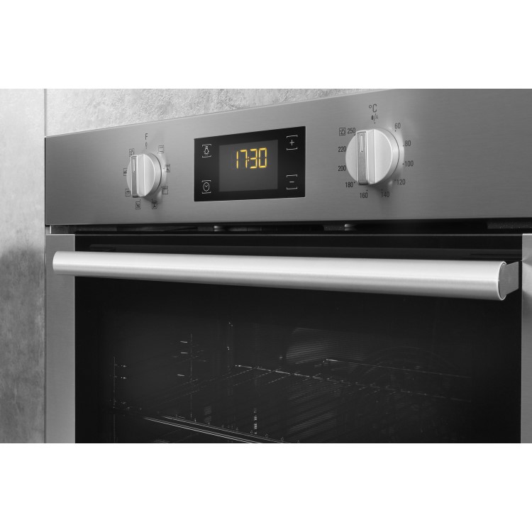 GRADE A2 - Hotpoint FA4S544IXH 71 Litre Built-in Multifunction Steam Oven - Stainless Steel