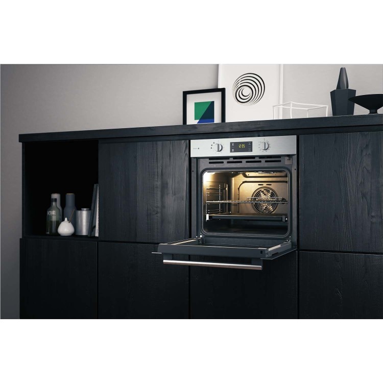 GRADE A2 - Hotpoint FA4S544IXH 71 Litre Built-in Multifunction Steam Oven - Stainless Steel
