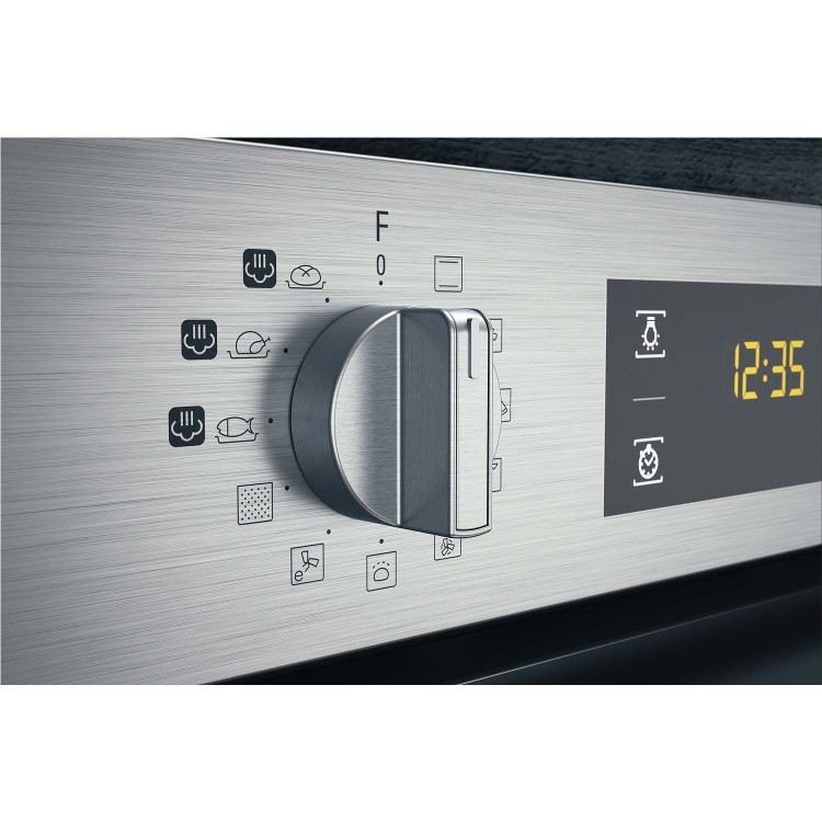 GRADE A2 - Hotpoint FA4S544IXH 71 Litre Built-in Multifunction Steam Oven - Stainless Steel