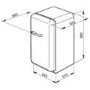 Smeg FAB10RNE 55cm Wide Retro Style Right Hinge Freestanding Fridge - Black
