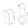 Smeg FAB32RPB3UK 50s Style Frost Free Right Hand Hinge Freestanding Fridge Freezer - Pastel Blue