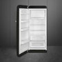 Smeg 244 Litre Fifties Style Left Hand Hinge Freestanding Fridge With Ice Box – Black