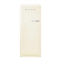 Smeg 270 Litre Fifities Style Left Hand Hinge Freestanding Fridge With Ice Box - Cream