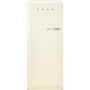 Smeg 270 Litre Fifities Style Left Hand Hinge Freestanding Fridge With Ice Box - Cream