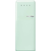 Smeg FAB28LPG3UK Fifities Style Left Hand Hinge Freestanding Fridge With Ice Box - Pastel Green