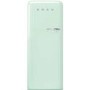 Smeg FAB28LPG3UK Fifities Style Left Hand Hinge Freestanding Fridge With Ice Box - Pastel Green